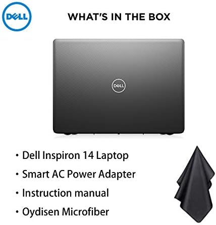 Dell Inspiron 14 HD Laptop de alto desempenho, processador Intel Core i3-1005G1, 8 GB de RAM, 128 GB de SSD, Webcam, HDMI, Bluetooth, WiFi, USB 3.1, Wave Maxxaudio Pro, Windows 10 S, Black