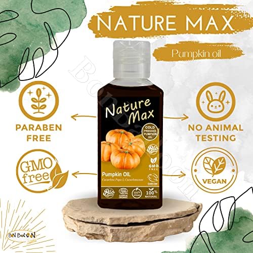 Nature Max Max Pumpkin Kernel Oils essencial Organic Natural não diluído puro para cabelos e cuidados com a pele Premium premium qualidade