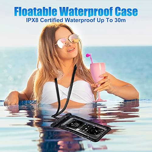 Bolsa de telefone à prova d'água flutuante de Shanshui, TPU premium flutuável portador de saco de telefone à prova d'água de