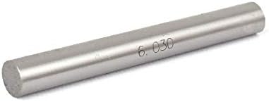 X-Dree 6,03mm dia 50mm Comprimento da haste de cilindro GCR15 Medição de medição de medição WAIGE WAXE (6,03mm Diám. 50mm Longitud GCR15 Varilla Cilíndrica Medidor Calibrador de Pasador W Caja de Almacenamiento