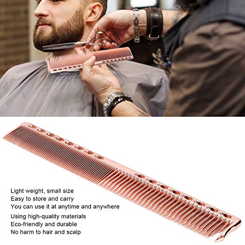 2pcs aço inoxidável Corte de cabelo pente pente de barbeiro de várias cores para pente de pente de penteado salão