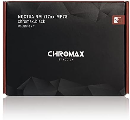 Noctua nm-i17xx-mp78 chromax.black, kit de montagem para refrigeradores de cpu noctua na plataforma LGA1700 da Intel