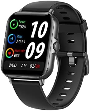 BZDZMQM Smart Watch for iPhone Android compatível, rastreadores de atividades e smartwatches com monitor de pressão