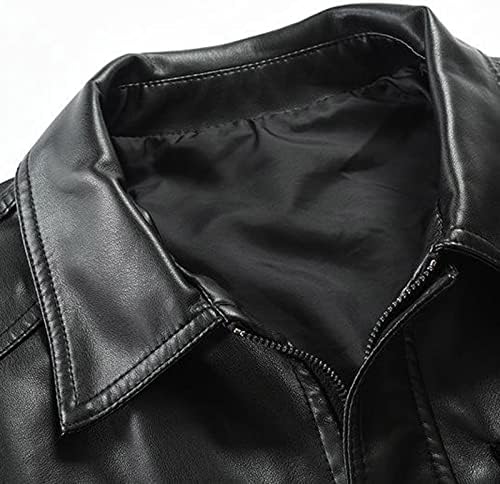 Jackets de couro para homens e casacos Sinzelimin Mens estilo punk streetwear motociclista jaqueta de jaqueta de bombardeiro