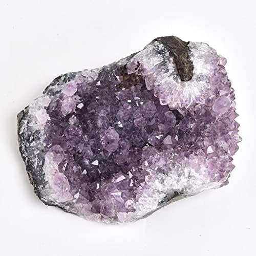 Cluster de ametista grande ametista geode cristal 1.1-1,7 libras ra roxa ametista quartzo para chakra balance reiki cura bruxaria