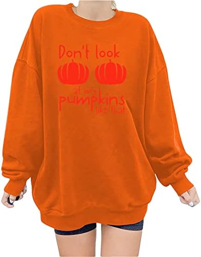 Halloween Sweatershirt Fashion feminino impresso LONCO MANAGEM LONGA BLAY ROUNT ROUNTE TOPS CASUAL SWEASTSHIR