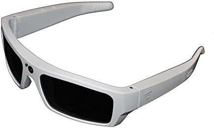 GOVISOL SOL 1080P HD Câmera de videocolos Gravação de vídeo Esporte de óculos de sol com alto -falantes Bluetooth e câmera de 15MP - Branco