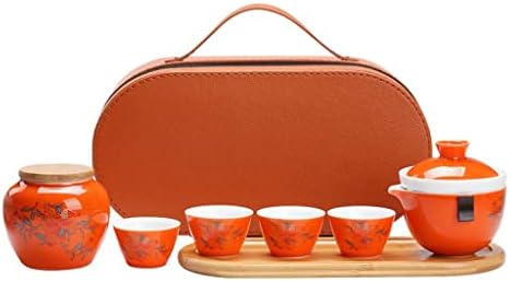 Feer Pot quatro xícaras com revestimento de filtro portátil Conjunto de chá de viagem