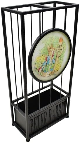 創新 貿易 Peter Series Umbrella Stand, 45 × 11 × 21cm, Sra. Rabbit e Peter Rabbit