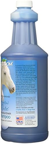 Shampoo de bio-bionhão de neve de cavalo de cavalo branco 1 litro