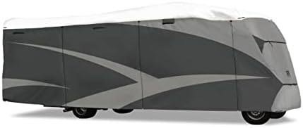 ADCO 36815 Designer Series Olefin HD Classe C Tampa de Motorhome 29 '1 - 32', cinza/branco