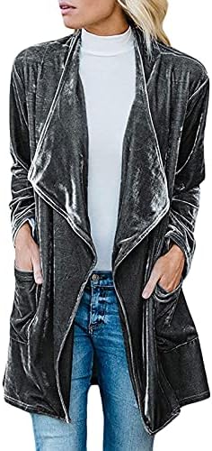 PRDECEXLU College Windbreaker Women Fall Classic Classic Sleeved Longa Plus Size Trench Coat Comfort Comfort Solid Lapeel Suede
