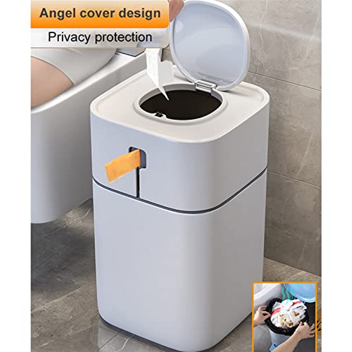 Zukeeljt lixo lixo lata de cozinha banheiro à prova d'água de embalagem automática bin bin lixo de cordão criativo