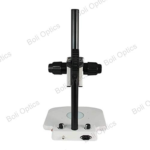 Bolioptics Microscope Table Track Stand, rack de foco de 83 mm, comprimento da pista de 520 mm, grossa + foco fino,