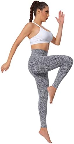 Alta cintura Scrunch Booty Leggings para mulheres controle de barriga emagrece