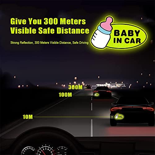 Leniutor Bebê fofo a bordo adesivo para carros crianças em decalques de carro signo de carro reflexivo de vinil traseiro de vinil