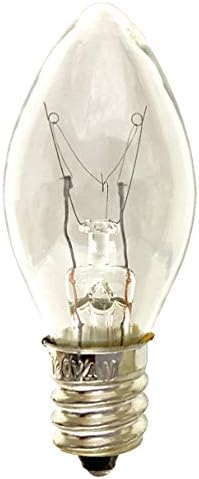 Artcraft National 4 Watt Candelabra Base Bulb para luzes noturnas, artesanato e outros aplicativos criativos