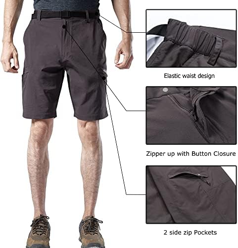 Vcansion masculino masculino para caminhadas leves shorts rápidos seco shorts esportivos casuais chaque