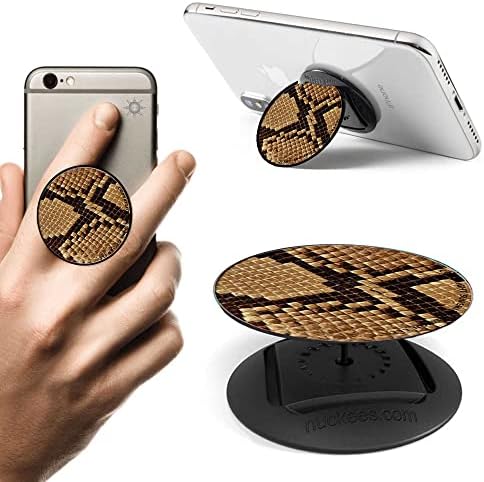 O suporte para celulares do telefone da pele de cobra se encaixa no iPhone Samsung Galaxy e mais