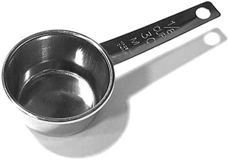 3pc de aço inoxidável Alazco Coffee Measuring colher 1/8 xícara - cozimento de cozinha cozinheira medindo colher spice ervas