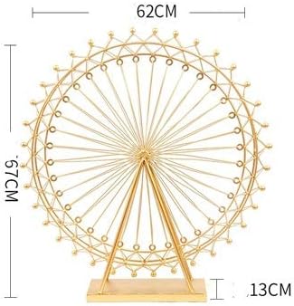 Ornamentos de roda de gigante de ferro nórdico nórdicos Zlbyb