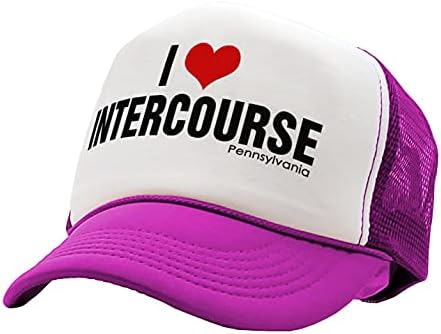 The Goozler - I Heart Ichourse Pennsylvania PA piada - Vintage Retro Style Trucker Cap Hat Hat