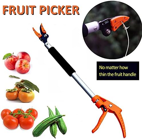 HIOD 0,6M A poda telescópica extra longa e retenha o desvio de desvio Max Cutting Fruit Picker Tree Cutter Garden Supplies