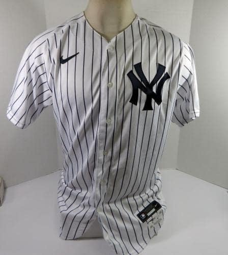 2021 New York Yankees 94 Jogo emitiu White Jersey 16th Patch 44 DP28997 - Jogo usou camisas MLB