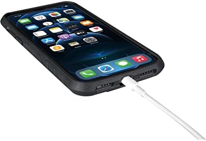 Topeak, capa de smartphone Ridecase para iPhone 13 mini com suporte incluído unissex Child, preto/cinza