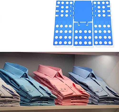 NA Plástico Ajuste a placa dobrável de roupas, roupas de camisa Stand para armazenamento de guarda -roupa, ferramentas de armazenamento