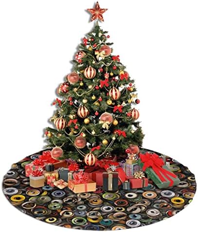 Salia de árvore de Natal Bolas de olho de Natal Salia de árvore de pelúcia de 48 polegadas para cima para decoração de natal