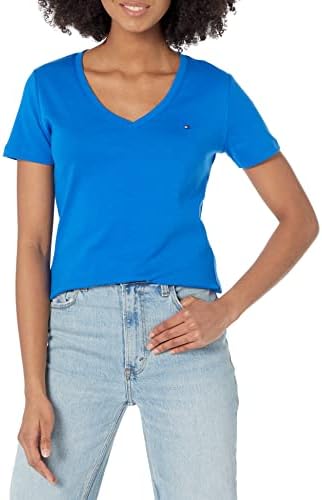 Tommy Hilfiger Classic Cotton-decok camisetas para mulheres