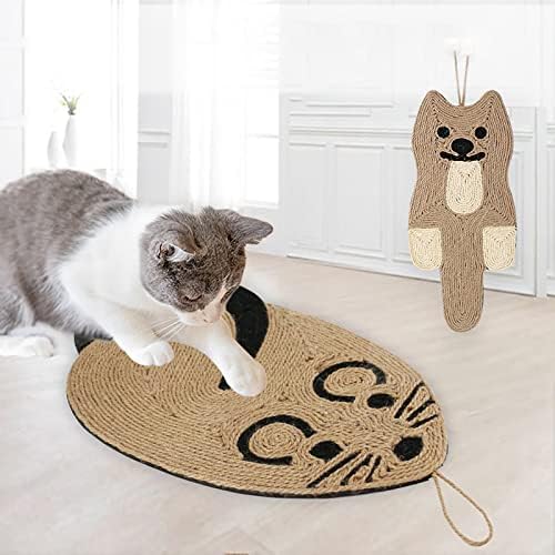 Sisal gato scratch pad horizontal piso piso scratch bloco carpete de proteção carpete e sofá sisal gato respiro