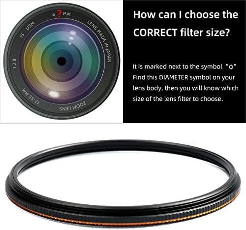 LightDow MRC Filtro UV Proteção Schott Glass Optical Ultra-Flim Slim com Filtros de Lente de Proteção com Multi-Coada para Canon Nikon Sony DSLR Lente da câmera
