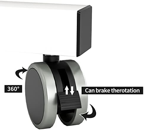 SOGESHOME 31,5 polegadas de mesa de laptop ajustável, suporte portátil de mesa de laptop, bandeja de carrinho de mesa com suporte de host de computador, bordo