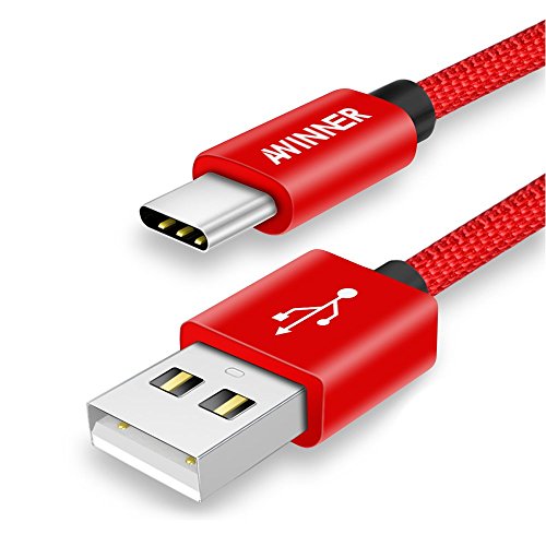 Cabo USB tipo C, Awinner USB A Tipo C Tipo C Rápido Cabo de carregamento USB C Fast Charger Cord Cord