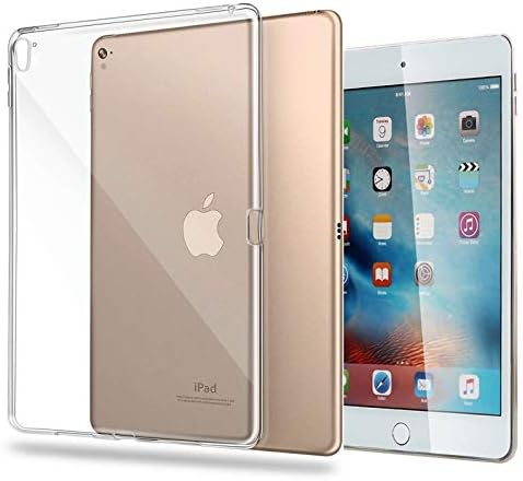 Vultic [Clear] Caso para iPad Pro 12,9 polegadas [1ª/2ª geração 2015/2017], Soft Slim Slim Fit à prova de choque TPU Tampa transparente