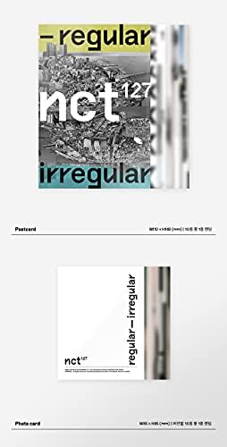 Nct127-[NCT 127 regular-irregular] 1º Álbum CD+Livreto regular+Fotocard+Conjunto de Fotocards Extra K-pop