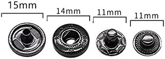 15 mm redondos de metal snap prensa kit de botão de botão alfa Máquina manual de máquinas