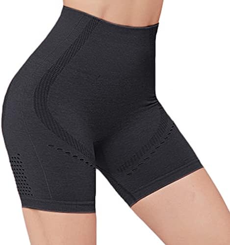 Treino feminino shorts de ioga de alta cintura esportiva esportiva curta Exercício de butt lifts calças curtas calças curtas
