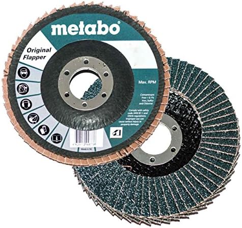 Metabo 629467000 4,5 x 7/8 Flapper original Abrasives Flap discos 40 Grit, 10 pacote