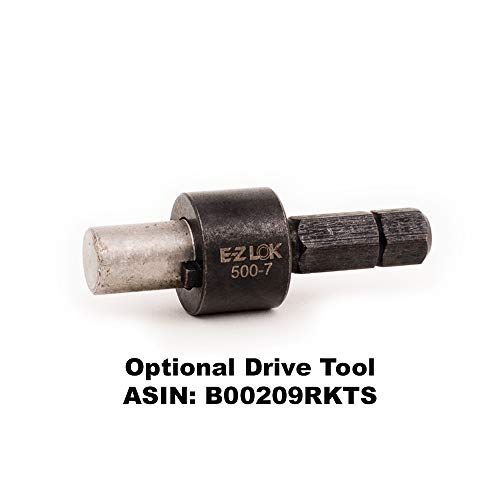 E-Z LOK-329-801 E-Z LOK Inserção rosqueada externamente, aço carbono C12L14, atende a Aisi 12L14, 1/2 -13 Threads