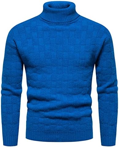 Camisolas de manga comprida, suéter masculino suéter alto suéter de cor sólida cor de fundo fino