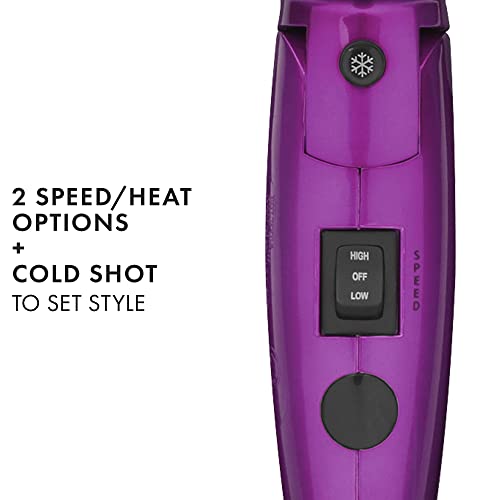 Hot Tools Pro Artist 1875w Secador de cabelo compacto iônico | Leve, perfeito para viajar