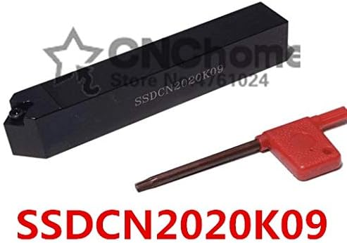 Fincos SSDCN2020K09 20 * 20mm Tor do torno de metal Ferramentas de torno de torno CNC Turning Turning Turning Turning STILDER S