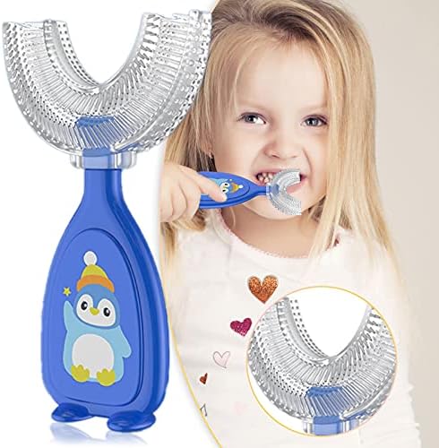 Escova de dentes em forma de U de Heimeabi para 360 ° de limpeza de massagem de limpeza de 360 ​​° Modelando a escova