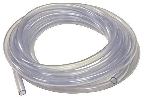 EZ-FLO 1/2 polegada ID PVC Tubos de vinil transparente, 10 pés de comprimento, 98568