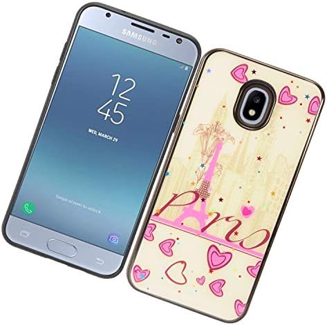 Z -GEN - Para Samsung Galaxy J3 Star/Achation/Aura/Orbit, J3V 3rd Gen 2018 Image Case - Coração/Torre