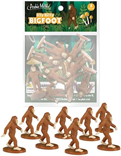 Aprezos Archie McPhee Itty Bitty Bigfoot 8 Pack