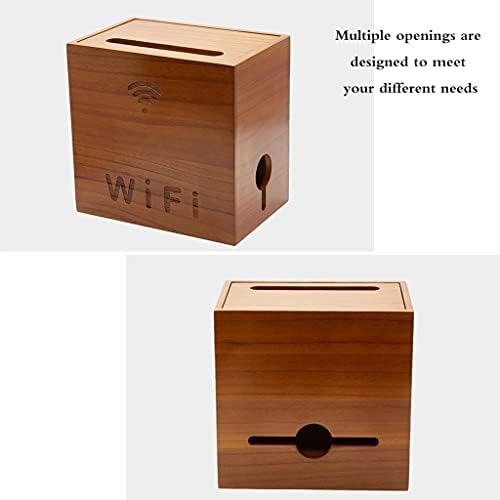 Caixa de armazenamento do roteador Bienka, caixa de armazenamento do roteador de caixa Wi-Fi Suporte de roteador WiFi Montante